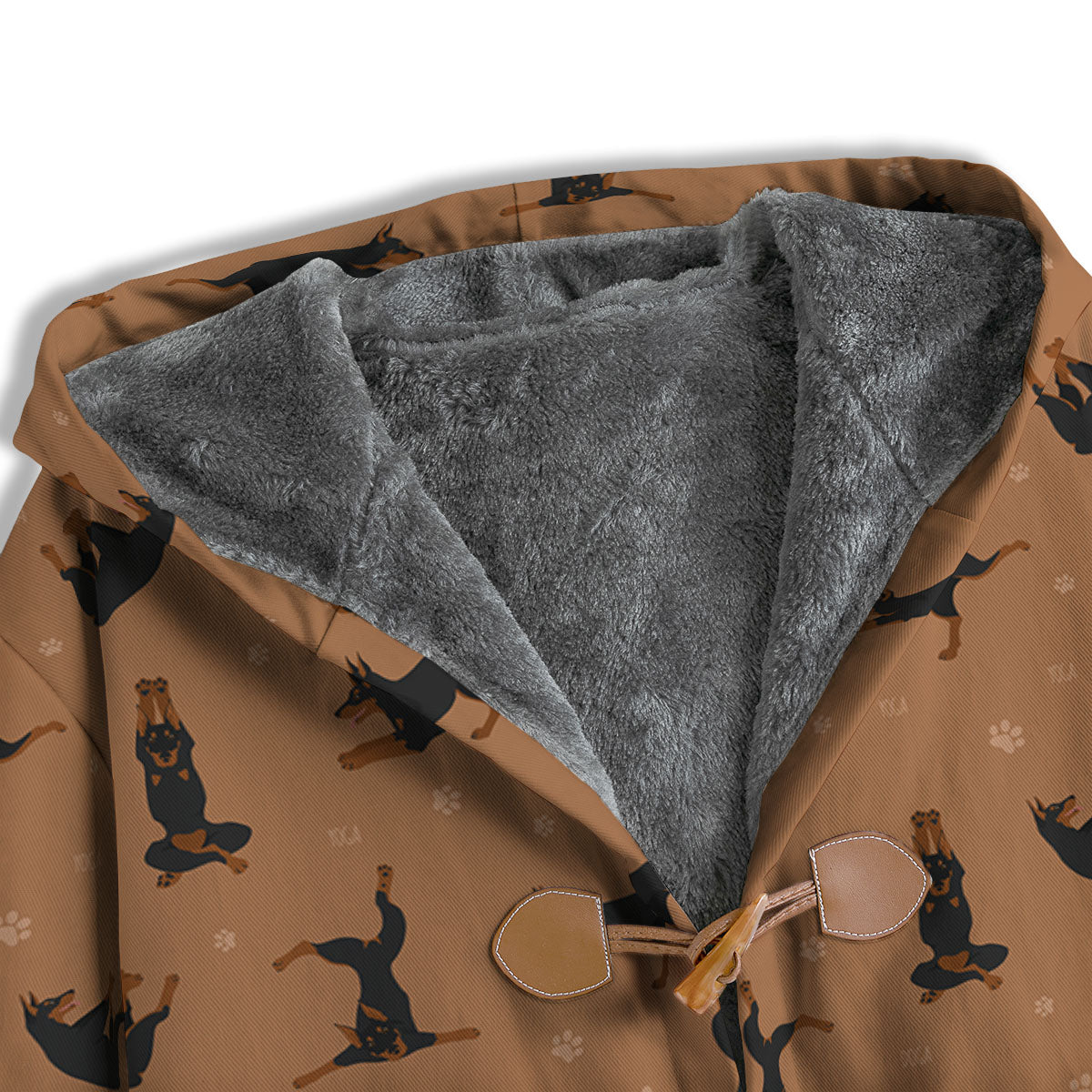 Dobermann Print Pattern Men's Windbreaker Jacket-grizzshop