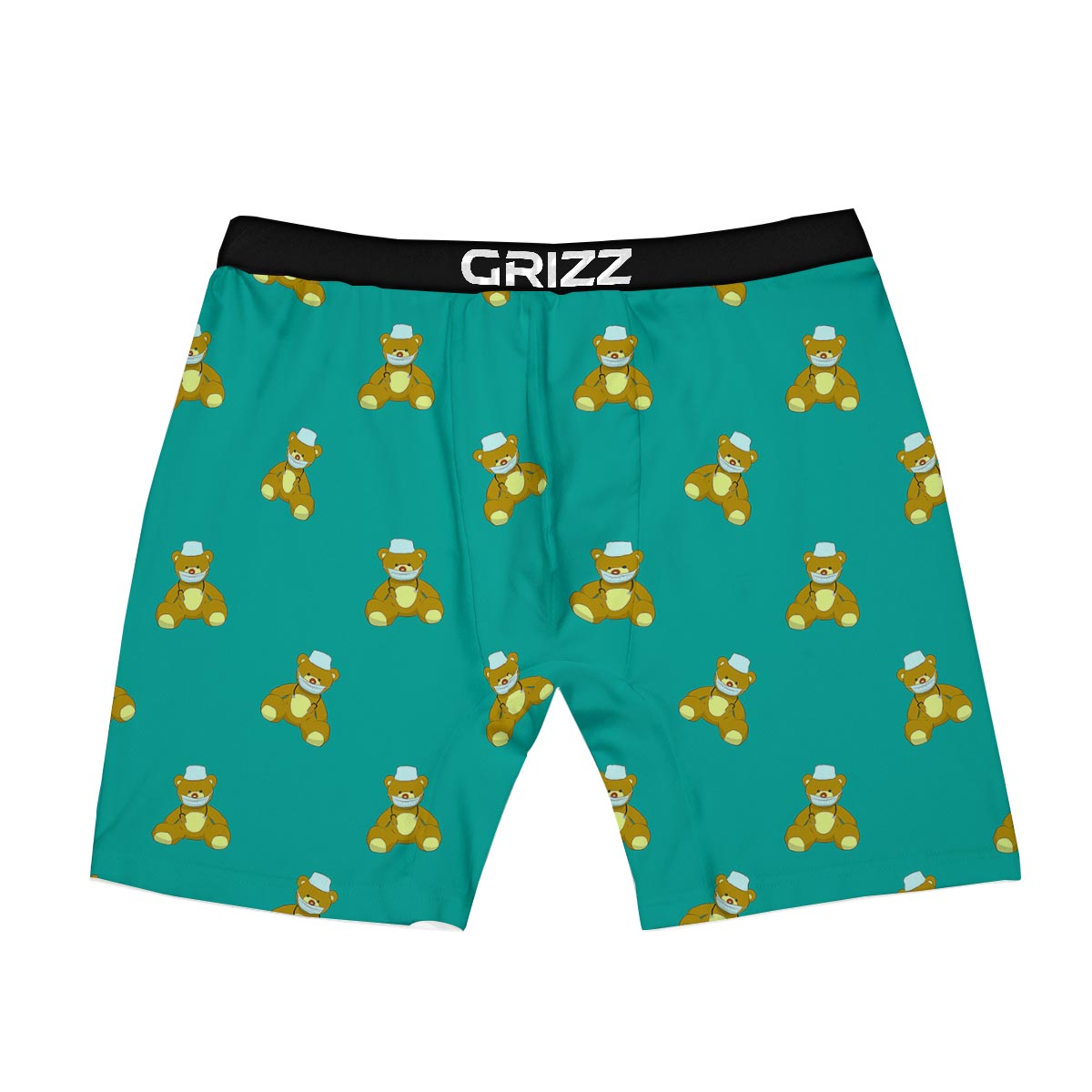 Doctor Teddy Bear Print Pattern Boxer Briefs-grizzshop