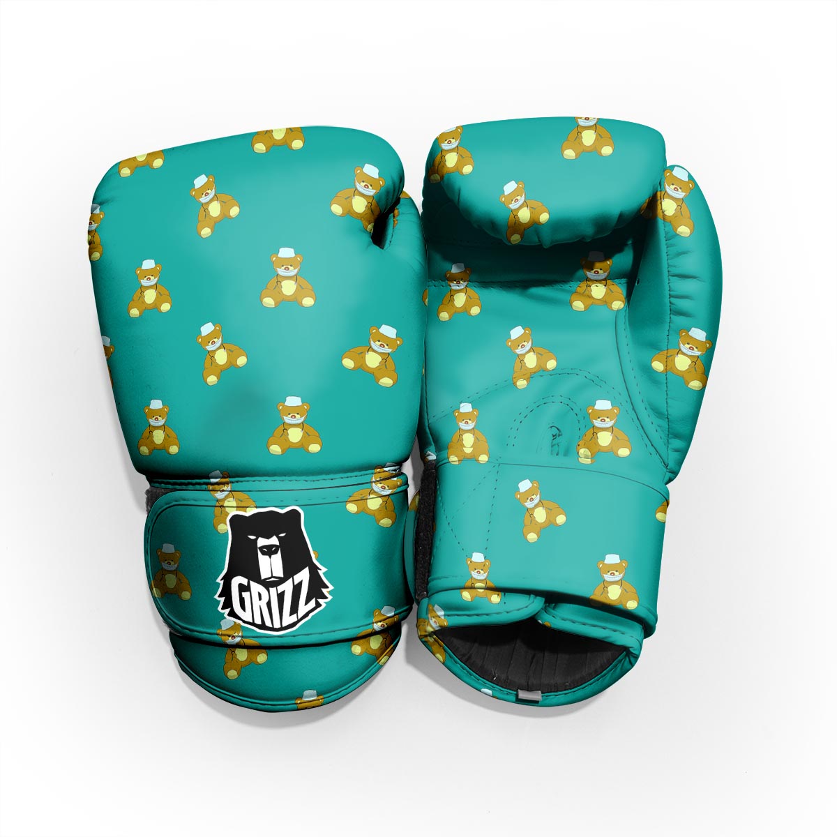 Doctor Teddy Bear Print Pattern Pro Boxing Glove
