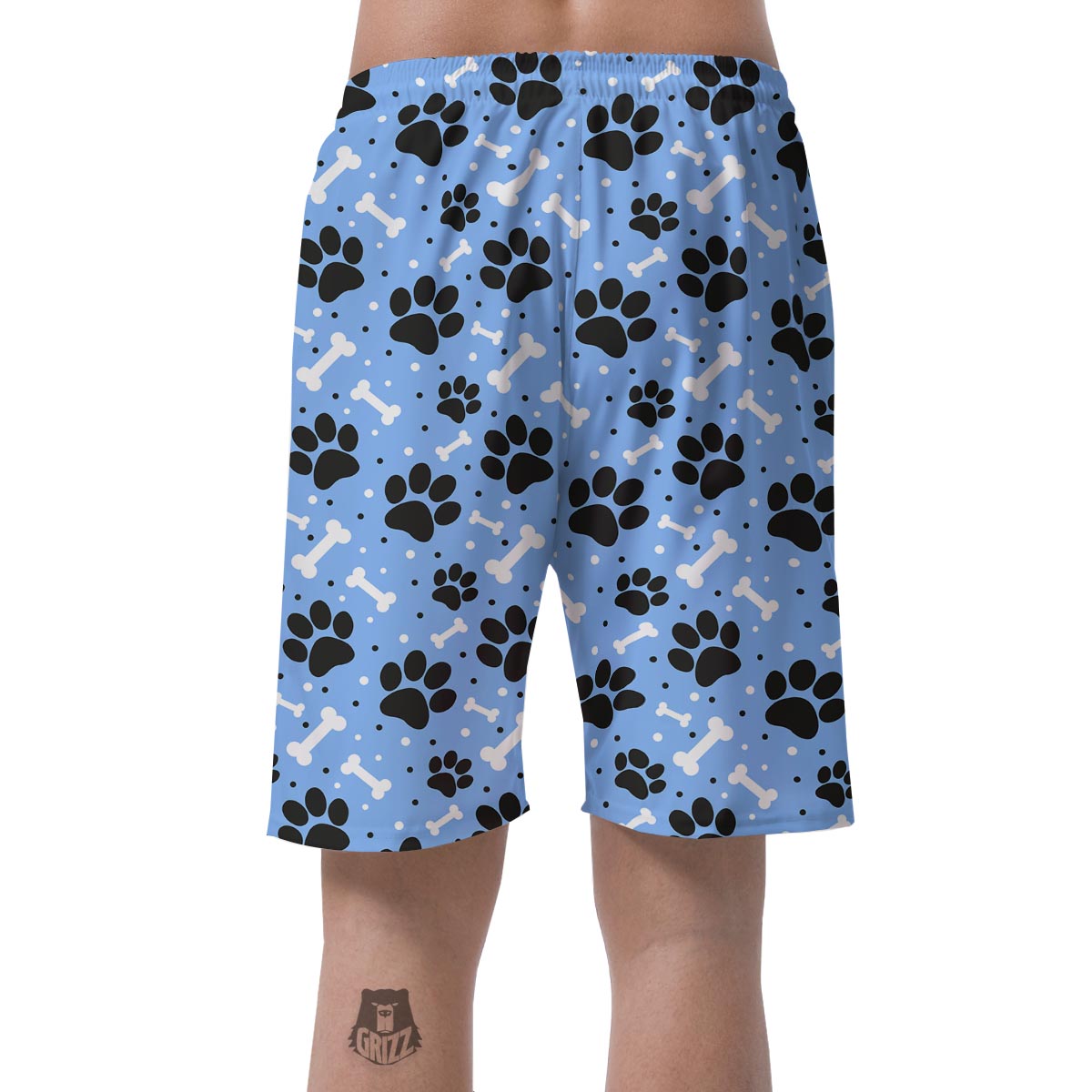 Dog Bone Paw Men's Shorts-grizzshop