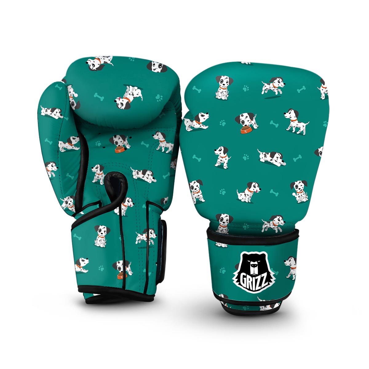 Dog Dalmatian Puppy Pattern Print Boxing Gloves-grizzshop