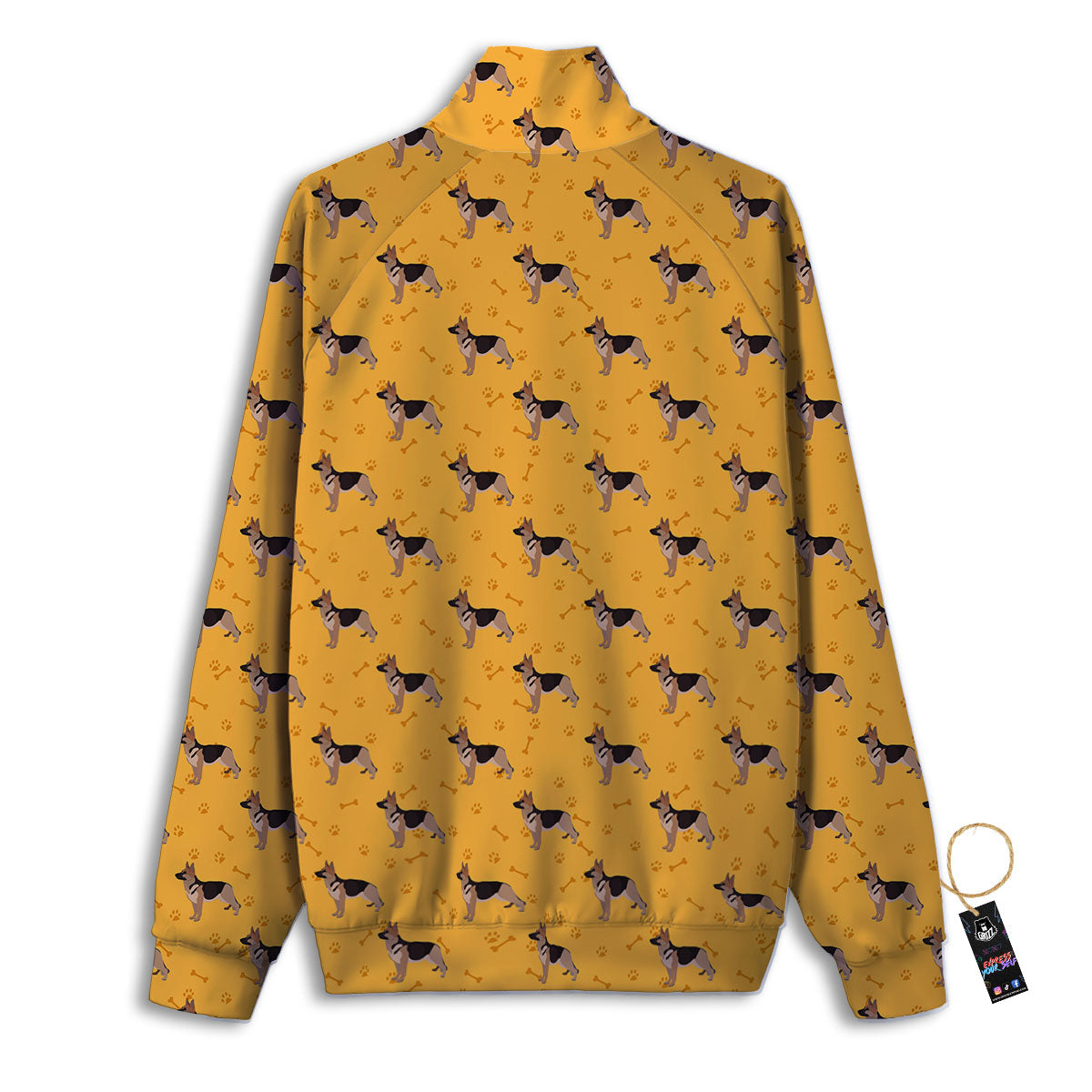 Dog German Shepherd Print Pattern Track Jacket-grizzshop
