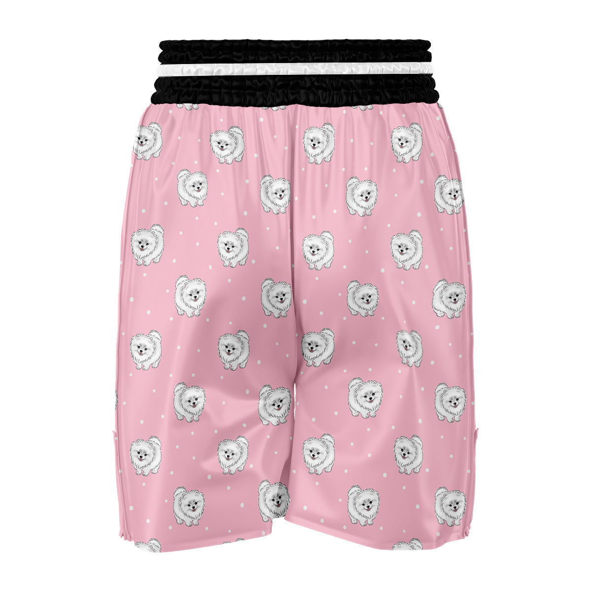 Dog Pomeranian Print Pattern Boxing Shorts-grizzshop