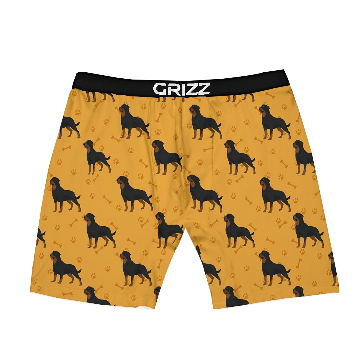 Dog Rottweiler Print Pattern Boxer Briefs-grizzshop