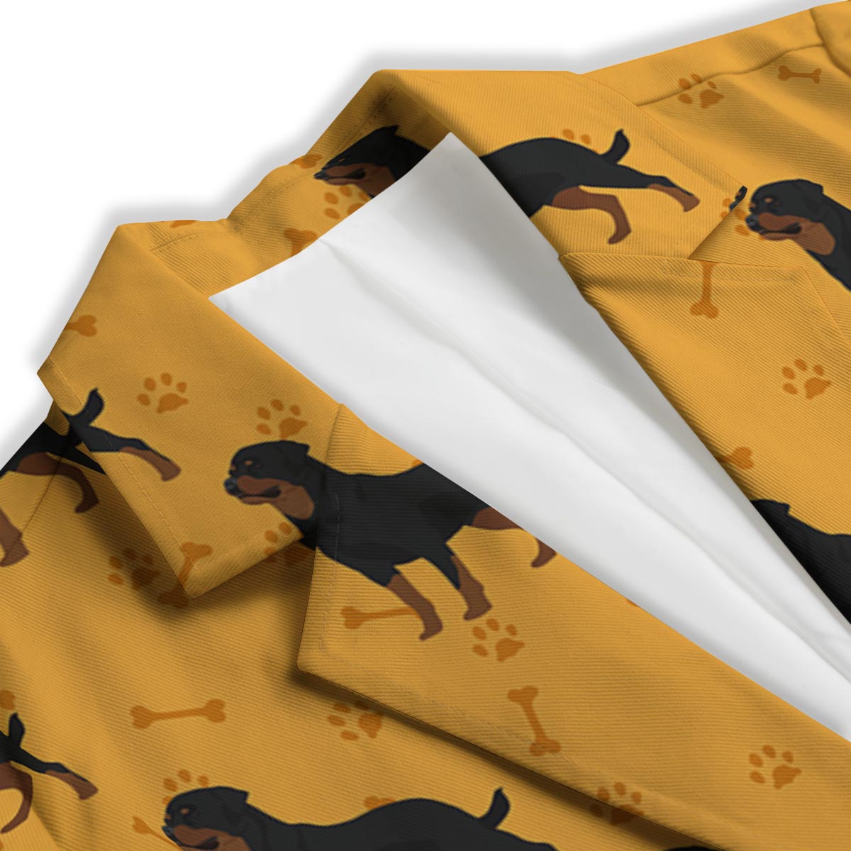 Dog Rottweiler Print Pattern Women's Blazer-grizzshop