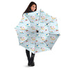 Dog Skiing Print Pattern Umbrella-grizzshop