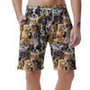 Dogs Breeds Watercolor Print Pattern Men's Shorts-grizzshop