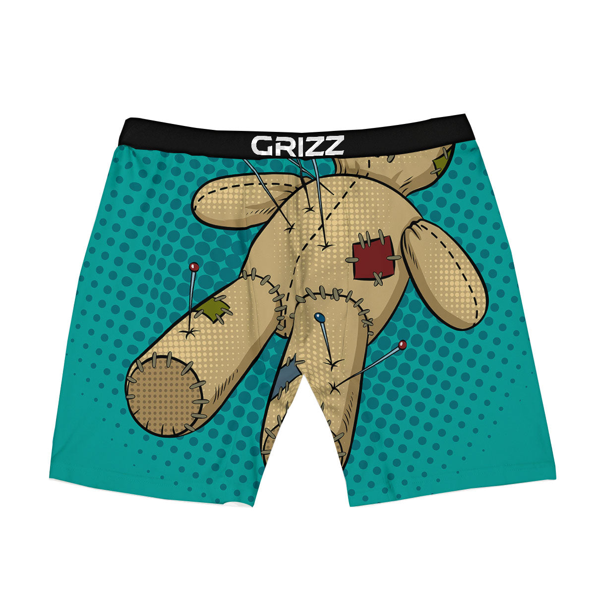 Doll Voodoo Print Boxer Briefs-grizzshop