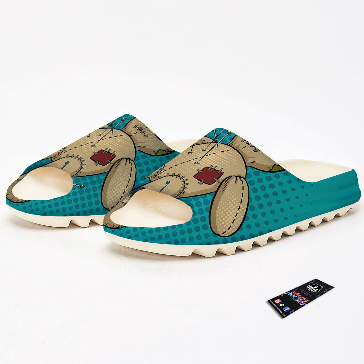Doll Voodoo Print Sandals-grizzshop