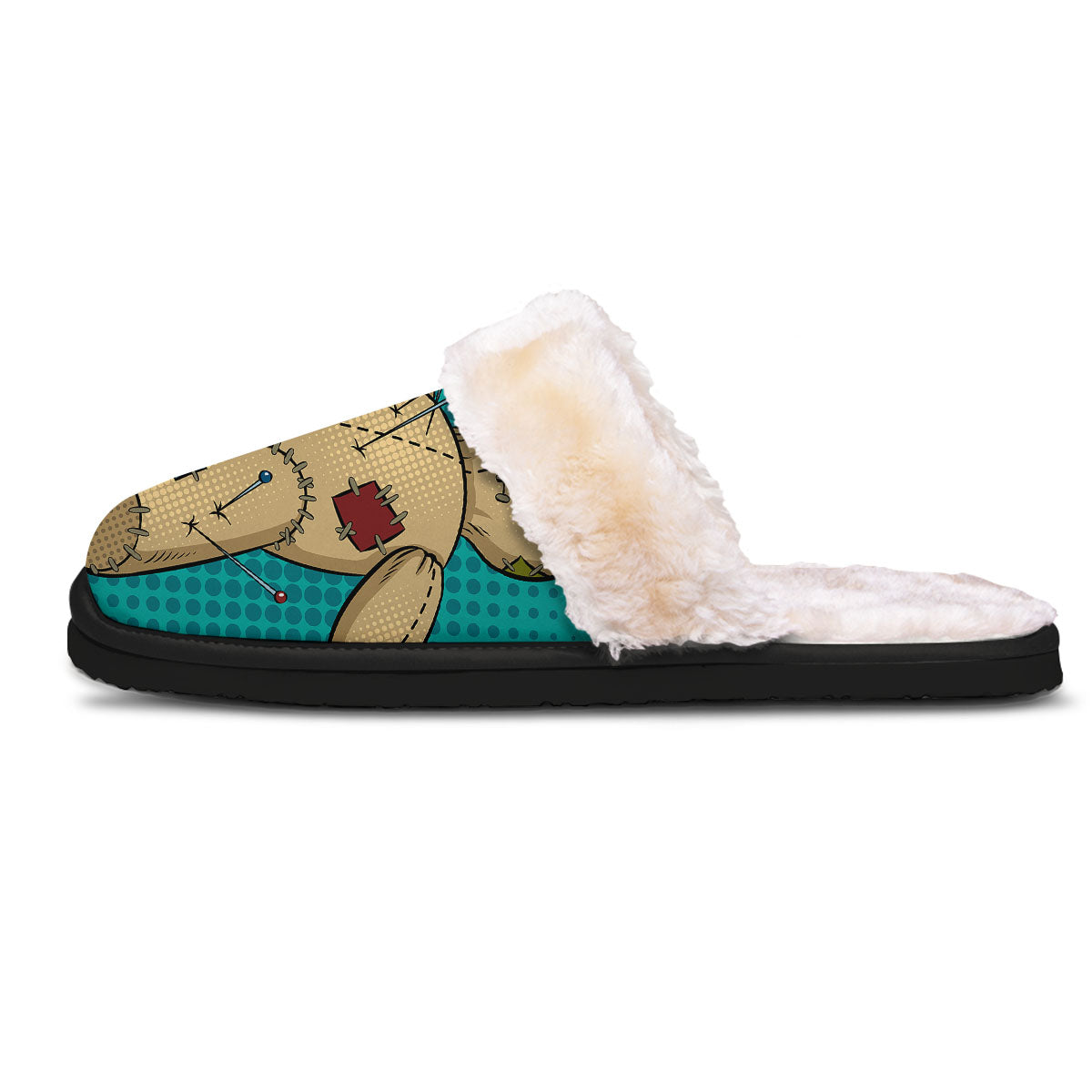 Doll Voodoo Print Slippers-grizzshop