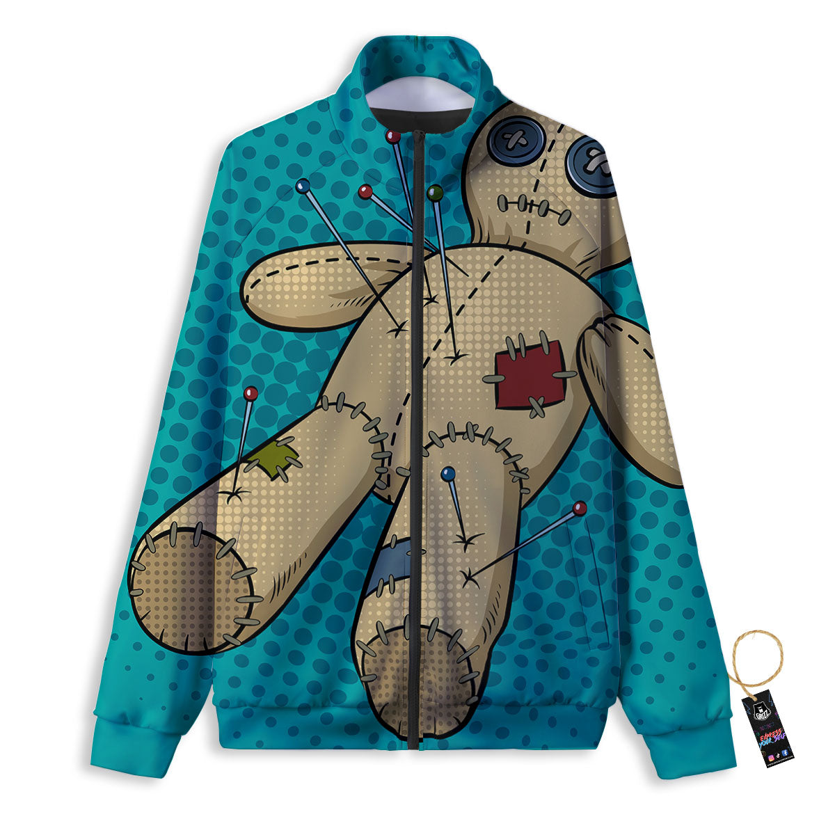 Doll Voodoo Print Track Jacket-grizzshop