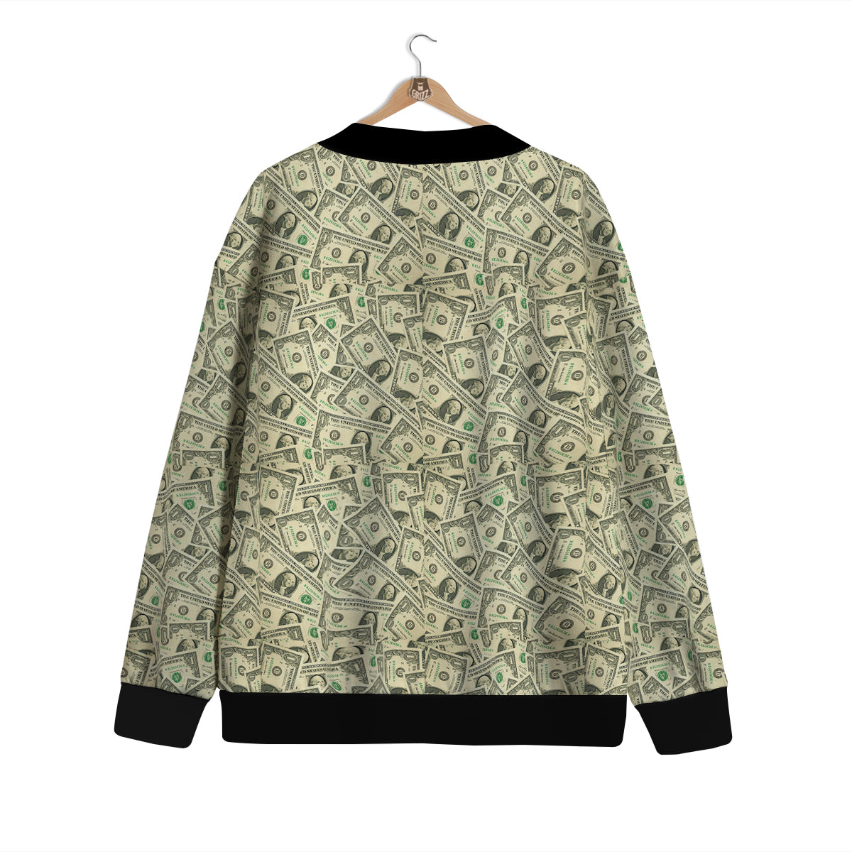 Dollars Vintagecolor Print Cardigan-grizzshop