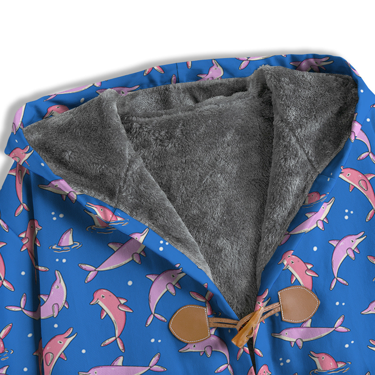 Dolphin Colorful Print Pattern Men's Windbreaker Jacket-grizzshop