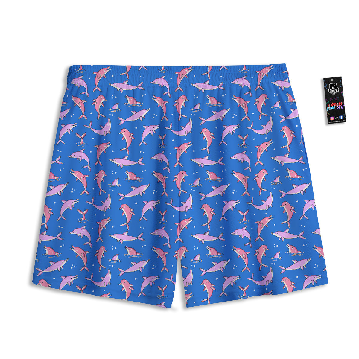 Eye Of Providence Geometric Print Mesh Shorts