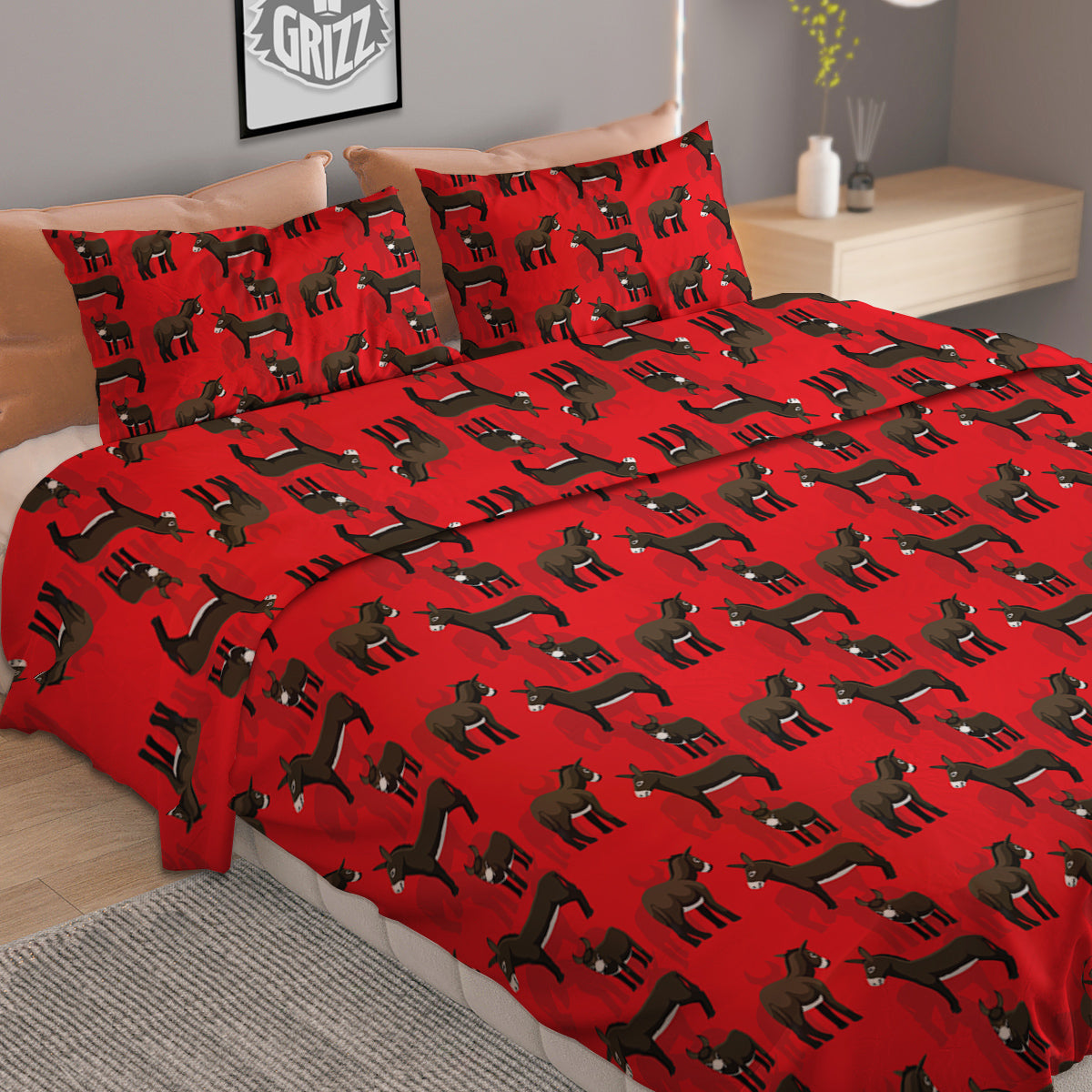 Eyeball Zombie Print Pattern Duvet Cover Bedding Set