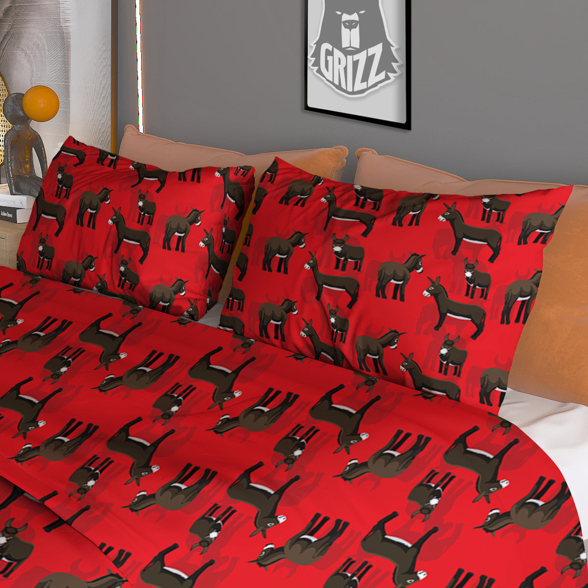 Eyeball Zombie Print Pattern Duvet Cover Bedding Set