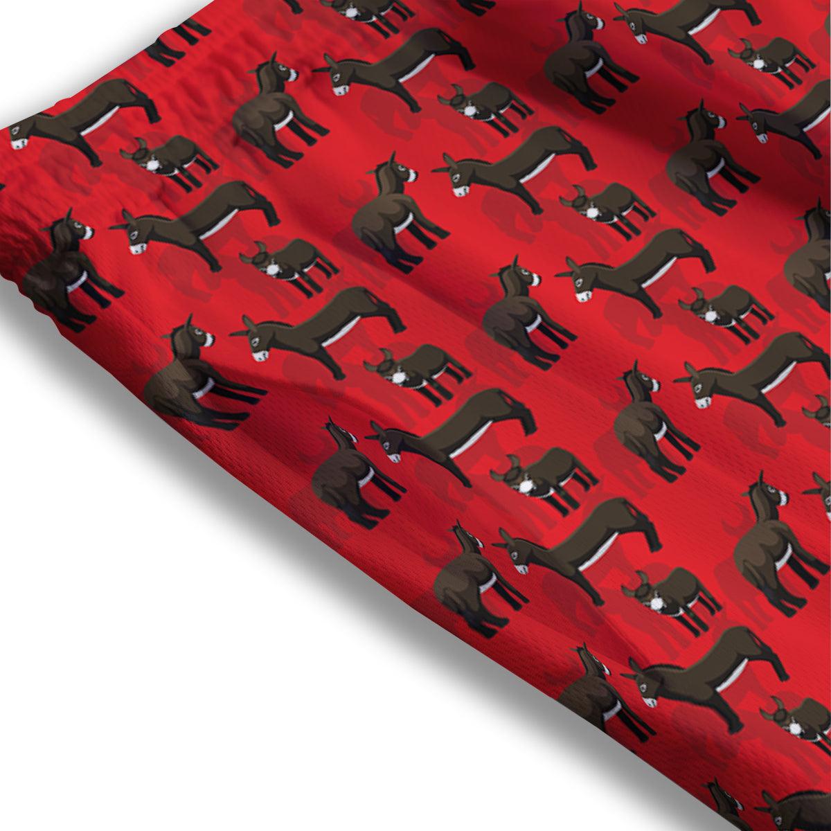 Eyeball Zombie Print Pattern Mesh Shorts