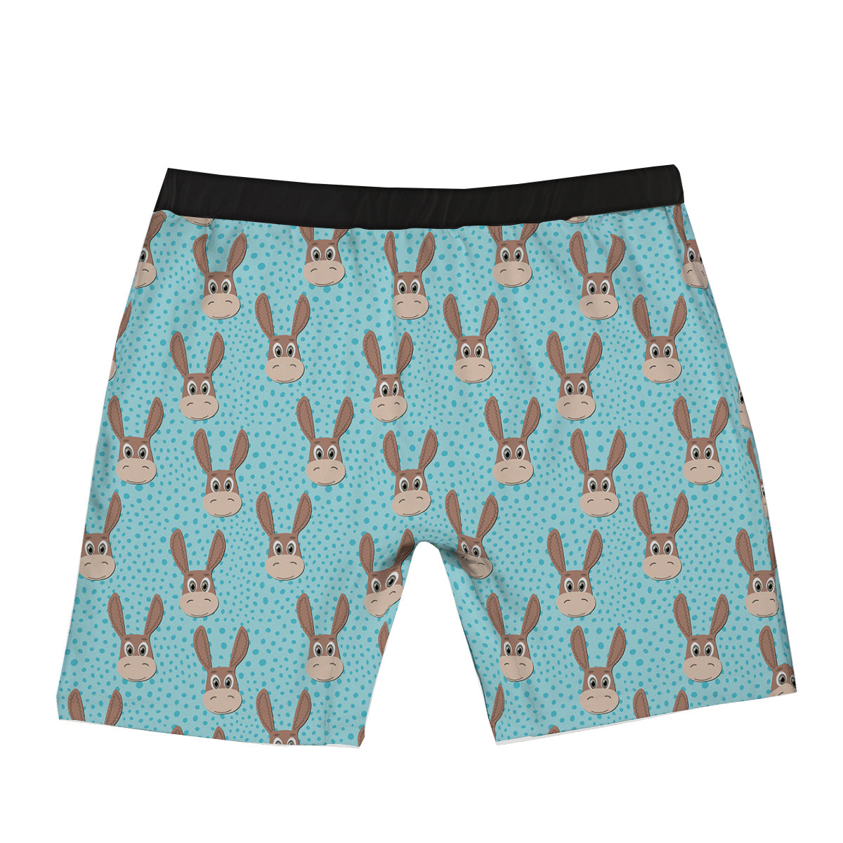 Donkey Cute Cartoon Print Pattern Boxer Briefs-grizzshop