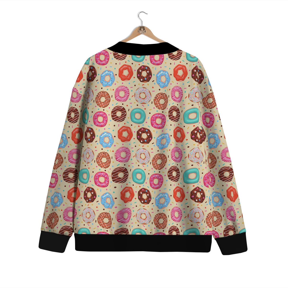 Donut Colorful Print Pattern Cardigan-grizzshop