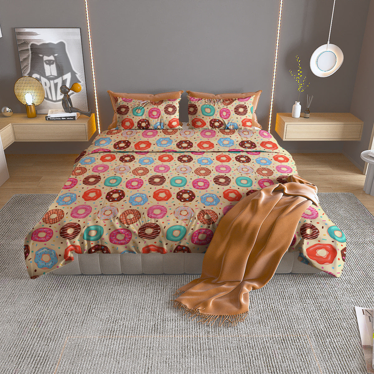 Fantasy Star Print Pattern Duvet Cover Bedding Set