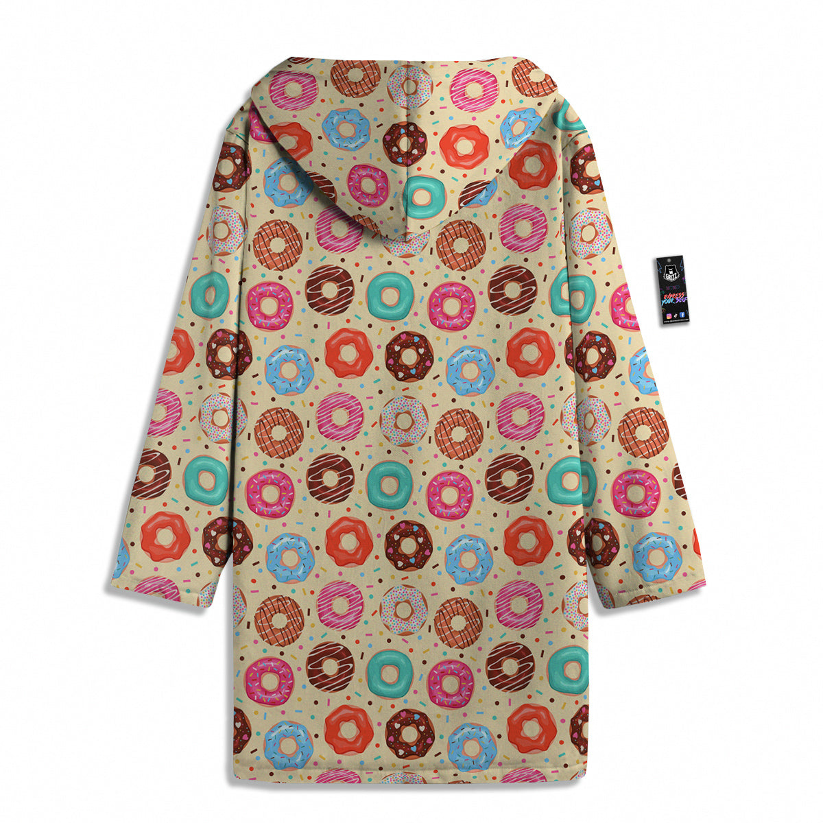 Donut Colorful Print Pattern Men's Windbreaker Jacket-grizzshop