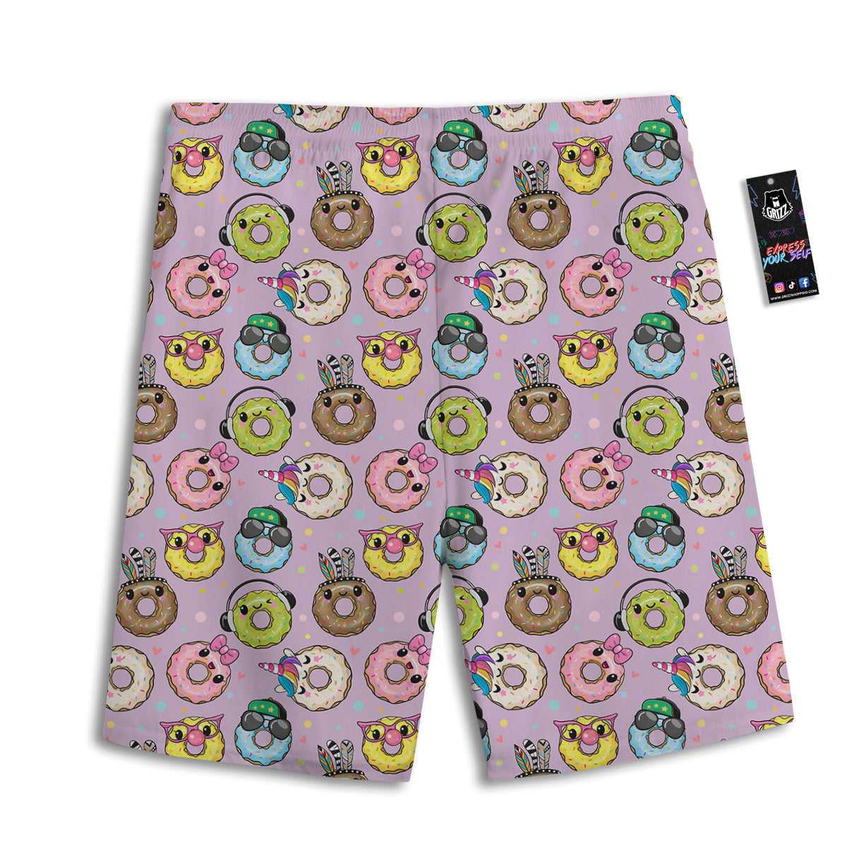 Digital Camo Military Print Pattern Men's Athletic Shorts