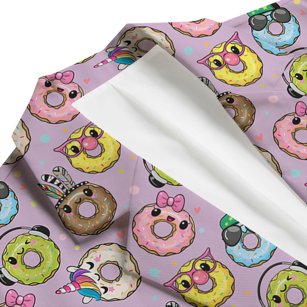 Donut Cute Print Pattern Men's Blazer-grizzshop