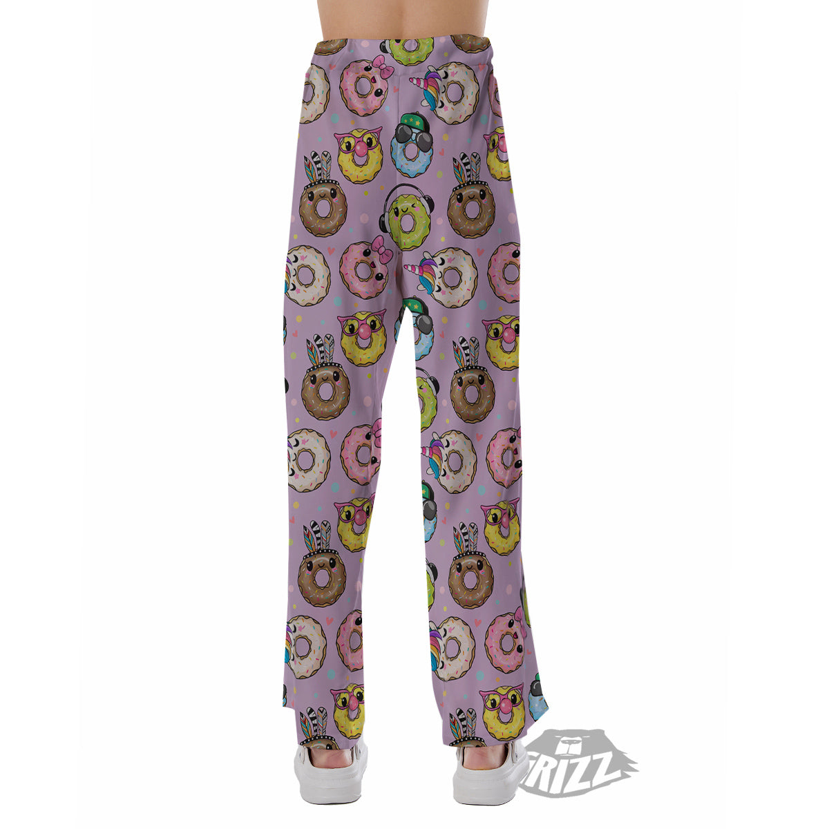 Donut Cute Print Pattern Pajama Pants-grizzshop