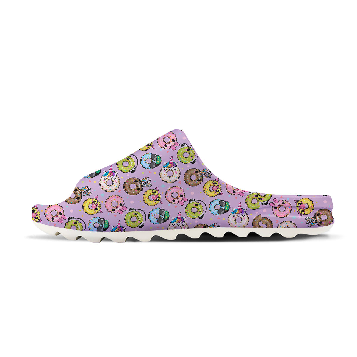 Donut Cute Print Pattern Sandals-grizzshop