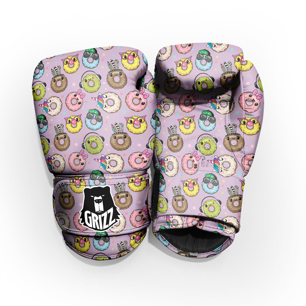 Donut Cute Print Pattern Pro Boxing Glove