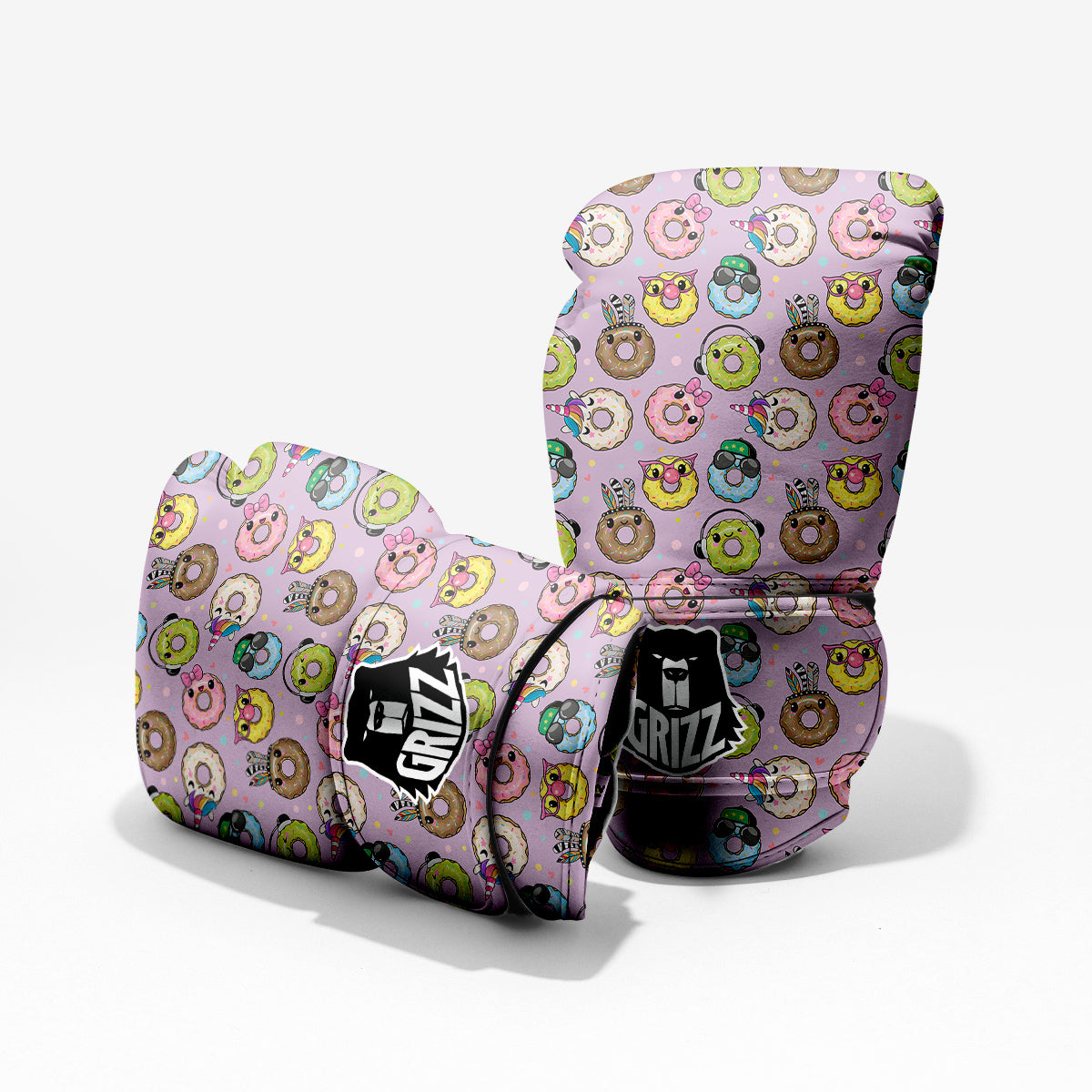 Donut Cute Print Pattern Pro Boxing Glove