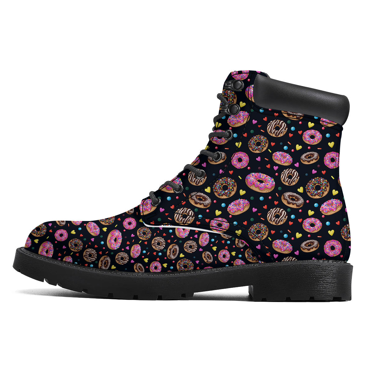 Donut Glaze Print Pattern Boots-grizzshop