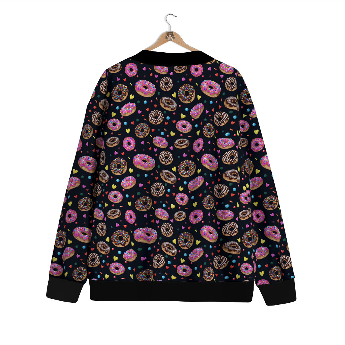 Donut Glaze Print Pattern Cardigan-grizzshop