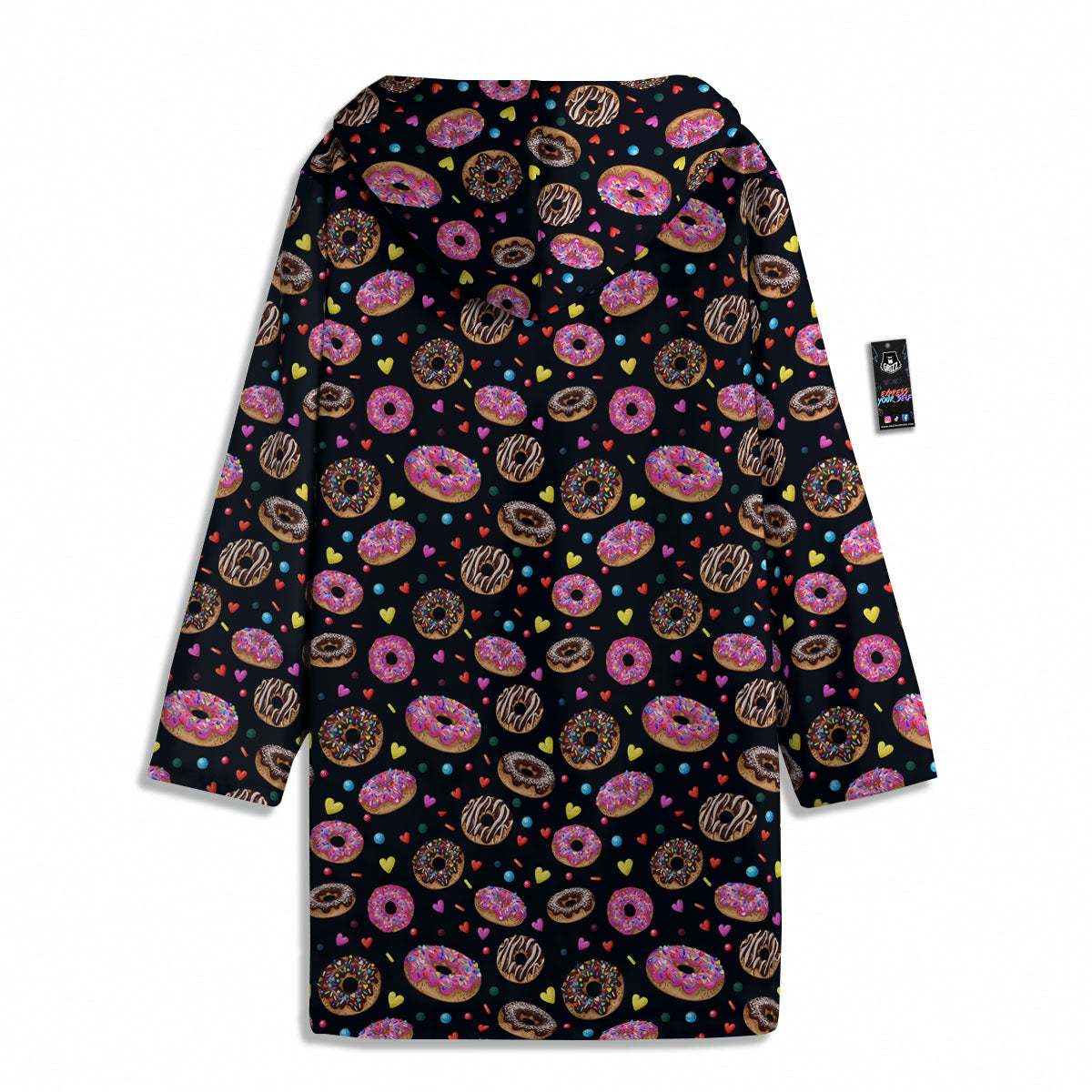 Donut Glaze Print Pattern Men's Windbreaker Jacket-grizzshop