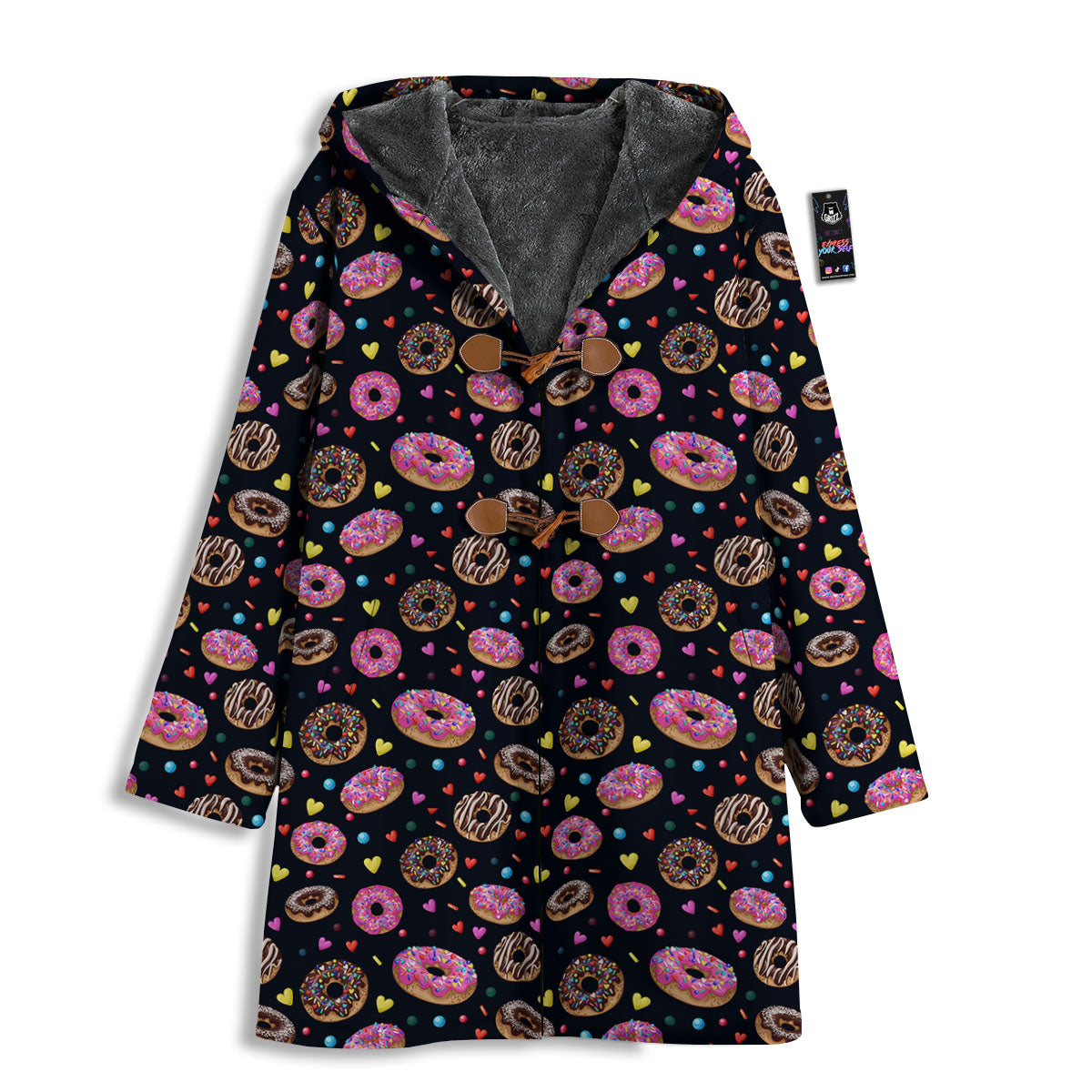 Donut Glaze Print Pattern Men's Windbreaker Jacket-grizzshop