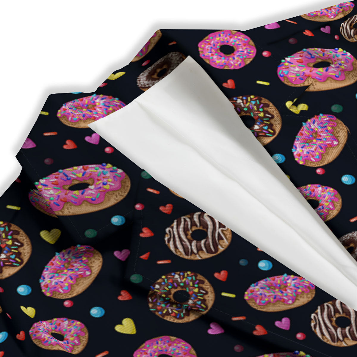 Donut Glaze Print Pattern Women's Blazer-grizzshop