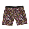 Donut Graffiti Print Pattern Boxer Briefs-grizzshop