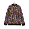 Donut Graffiti Print Pattern Cardigan-grizzshop