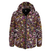 Donut Graffiti Print Pattern Down Jacket-grizzshop