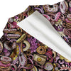 Donut Graffiti Print Pattern Men's Blazer-grizzshop