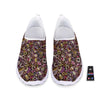 Donut Graffiti Print Pattern Nurse Shoes-grizzshop