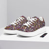 Donut Graffiti Print Pattern Platform Shoes-grizzshop