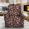 Donut Graffiti Print Pattern Recliner Slipcover-grizzshop