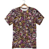 Donut Graffiti Print Pattern T-Shirt-grizzshop