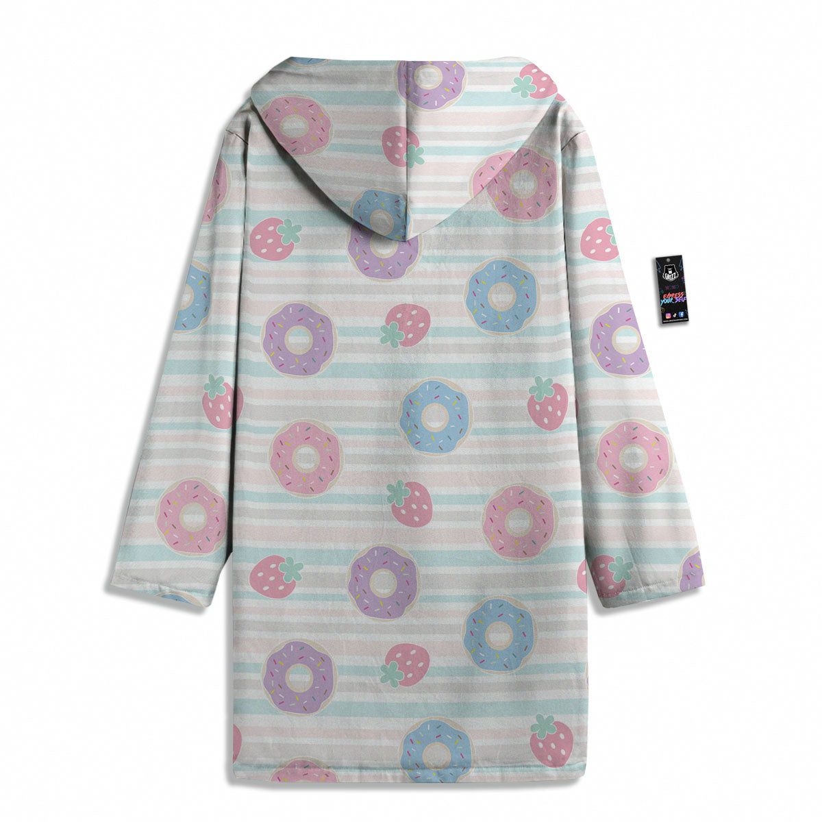 Donut Pastel Print Pattern Men's Windbreaker Jacket-grizzshop