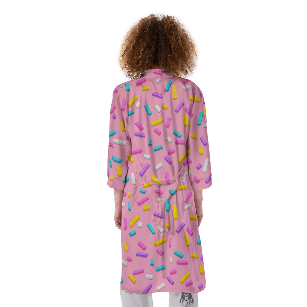 Donut Sprinkles Print Pattern Kimono-grizzshop