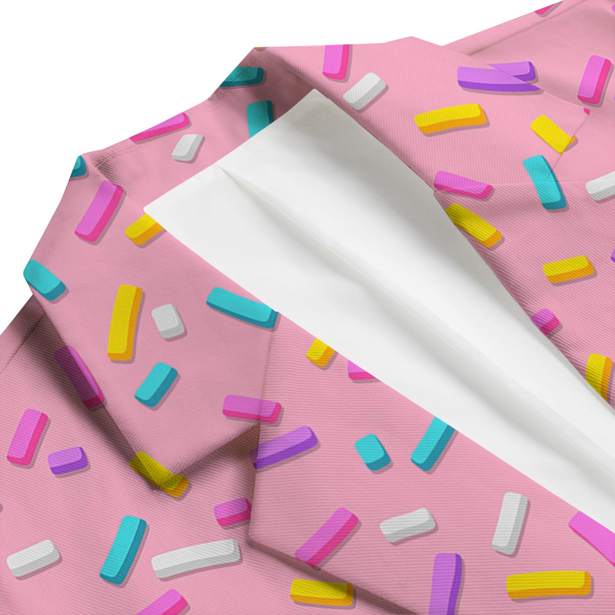 Donut Sprinkles Print Pattern Men's Blazer-grizzshop