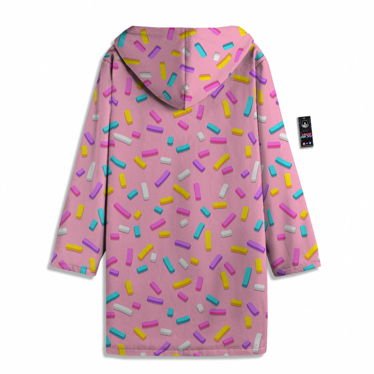 Donut Sprinkles Print Pattern Men's Windbreaker Jacket-grizzshop