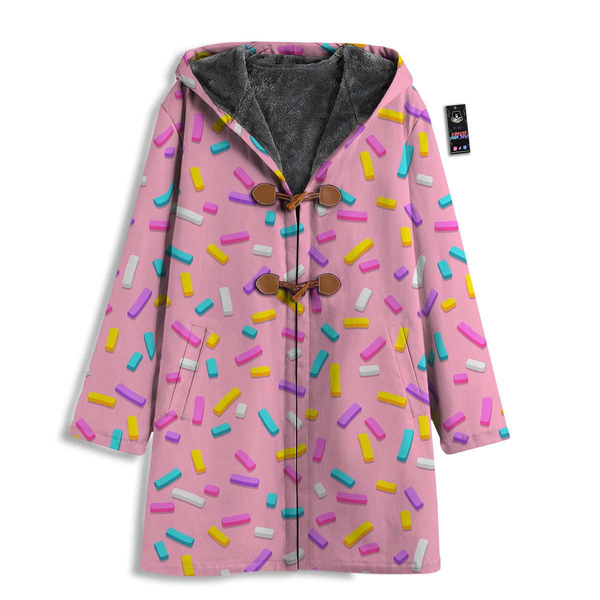 Donut Sprinkles Print Pattern Men's Windbreaker Jacket-grizzshop