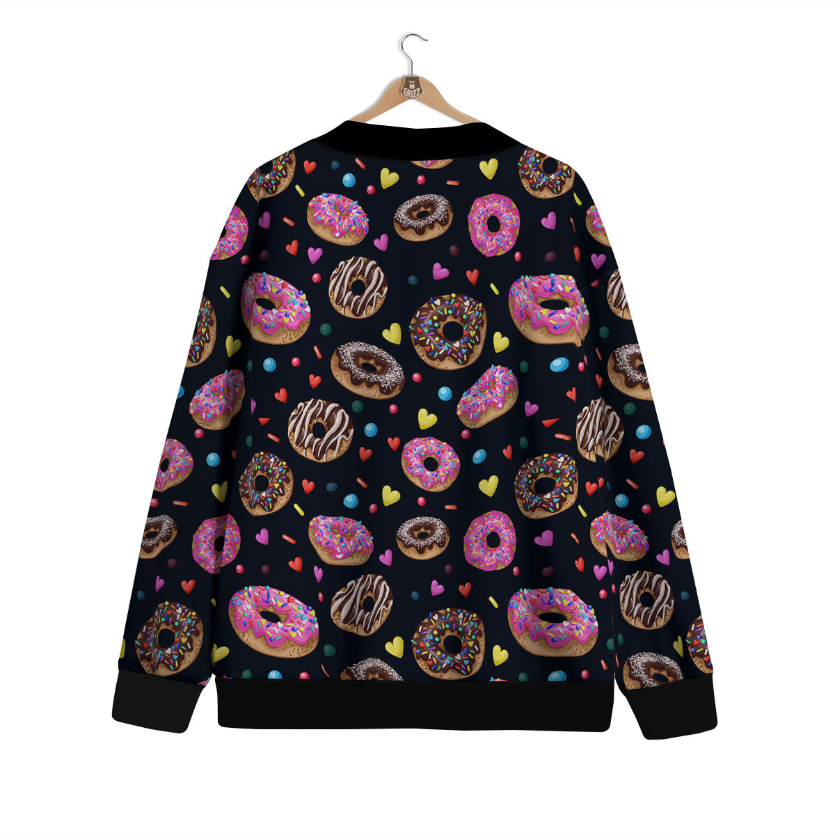 Donut Yummy Print Pattern Cardigan-grizzshop
